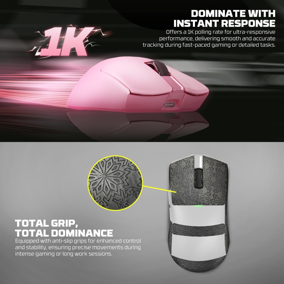 fantech tanto e wireless gaming mouse with dock black