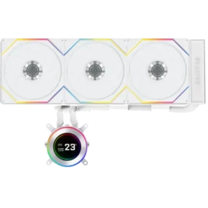 lian-li-hydroshift-ii-lcd-c-360tl-liquid-cooler-with-lcd-display-and-controller-white-0