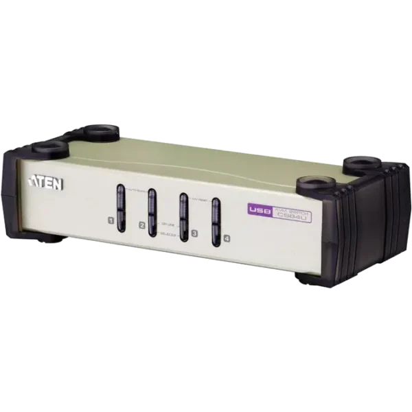 ATEN CS84U 4-Port PS/2-USB VGA KVM Switch - Computer Alliance