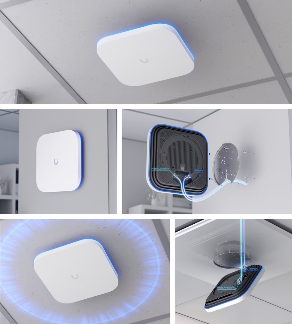 ubiquiti e7 enterprise-grade wifi 7 indoor access point