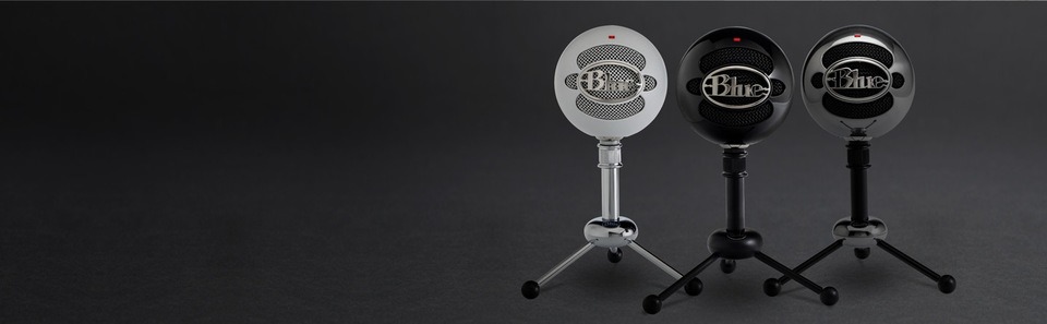 blue snowball aluminium usb microphone 836213001936