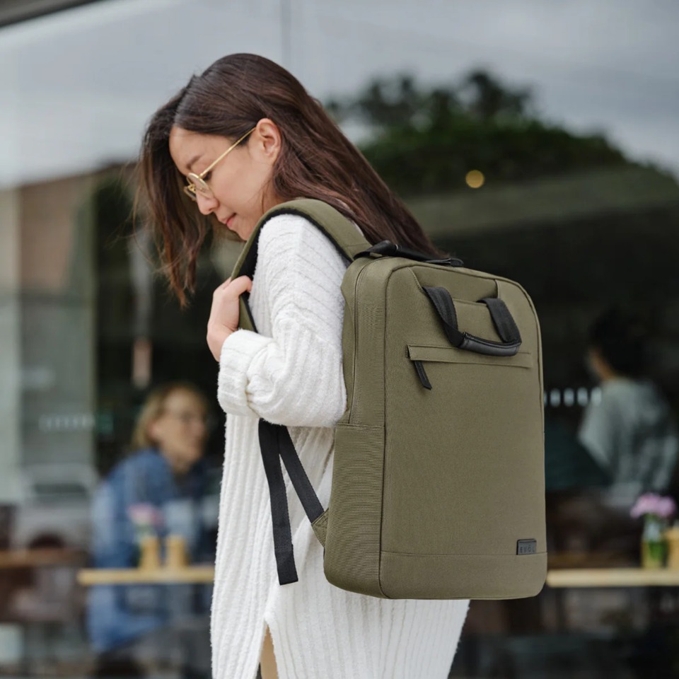 generation earth 156 tech laptop backpack blue