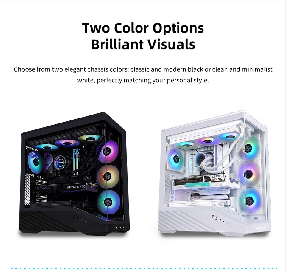 lian li vector v100 atx mid-tower case black