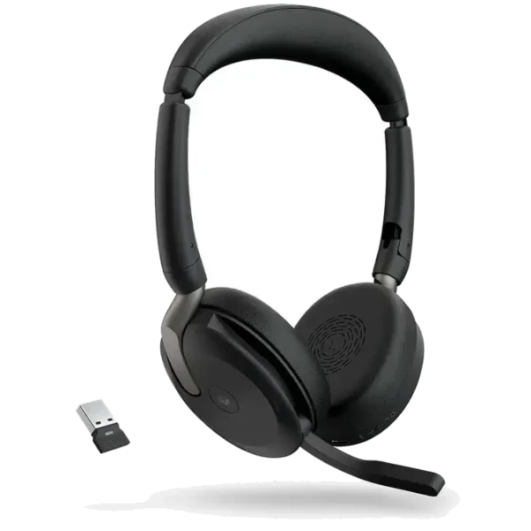 Jabra Evolve2 65 Flex USB-A MS Stereo Bluetooth Wireless Headset ...