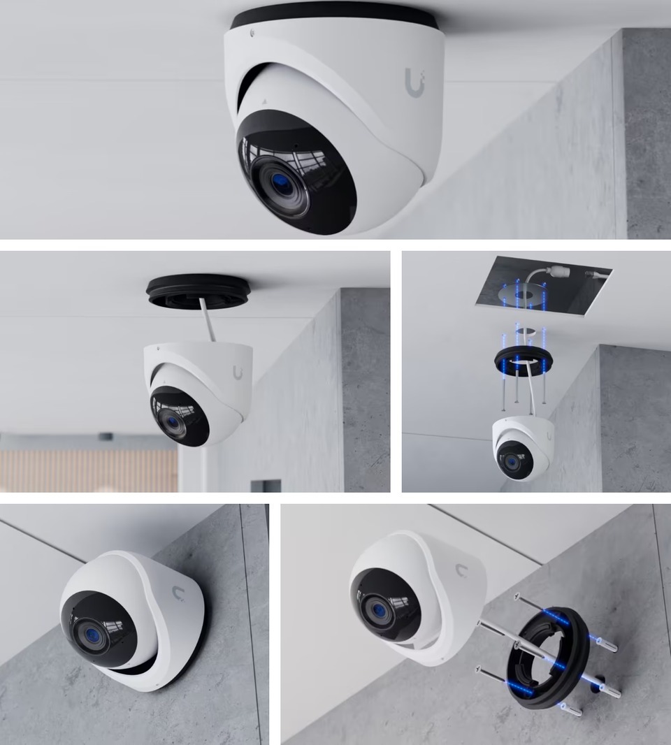 ubiquiti g6 turret all-weather tamper-resistant 4k poe camera white