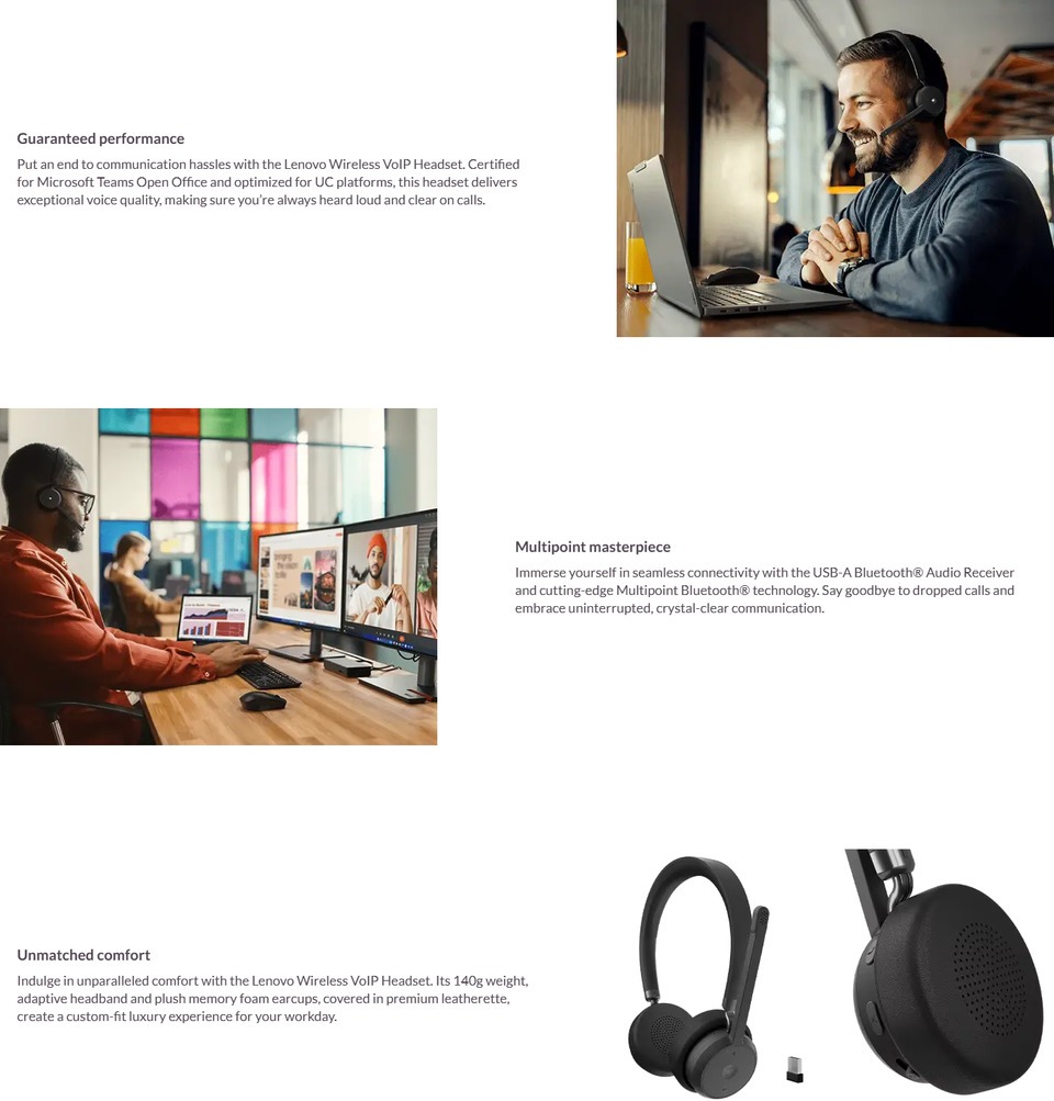 lenovo 4xd1m80020 voip wireless headset