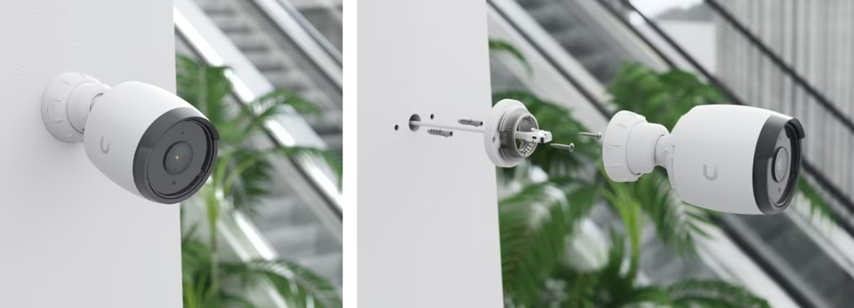 ubiquiti g6 bullet all-weather 4k poe security camera white
