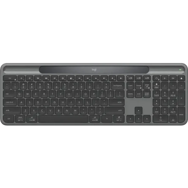 Logitech Graphite Keyboard Logitech Signature Slim Solar+ Wireless Keyboard Graphite - Computer ...