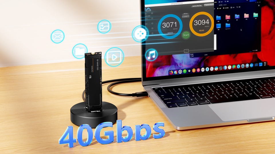 volans vl-dsm2-u4 usb4thunderbolt 4 m2 docking station