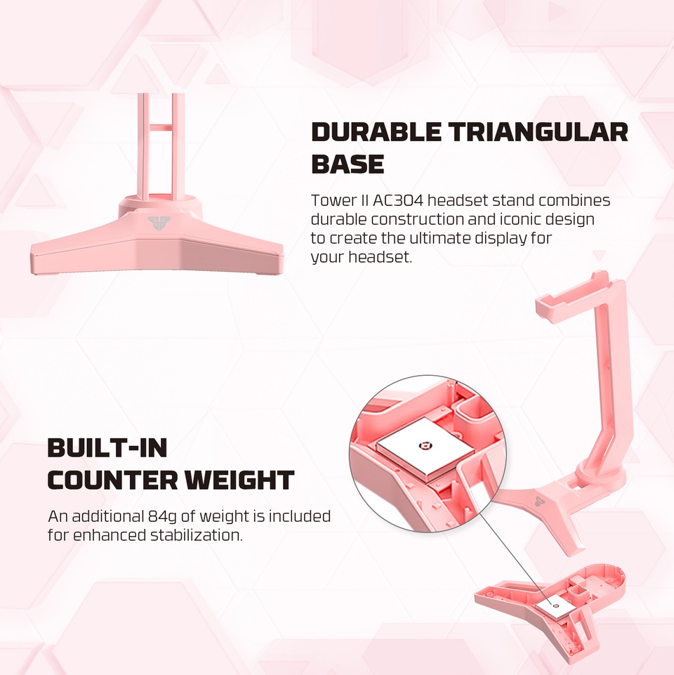 fantech gaming pc 5-in-1 pink keyboard combo with mousemousepadheadsetheadset stand