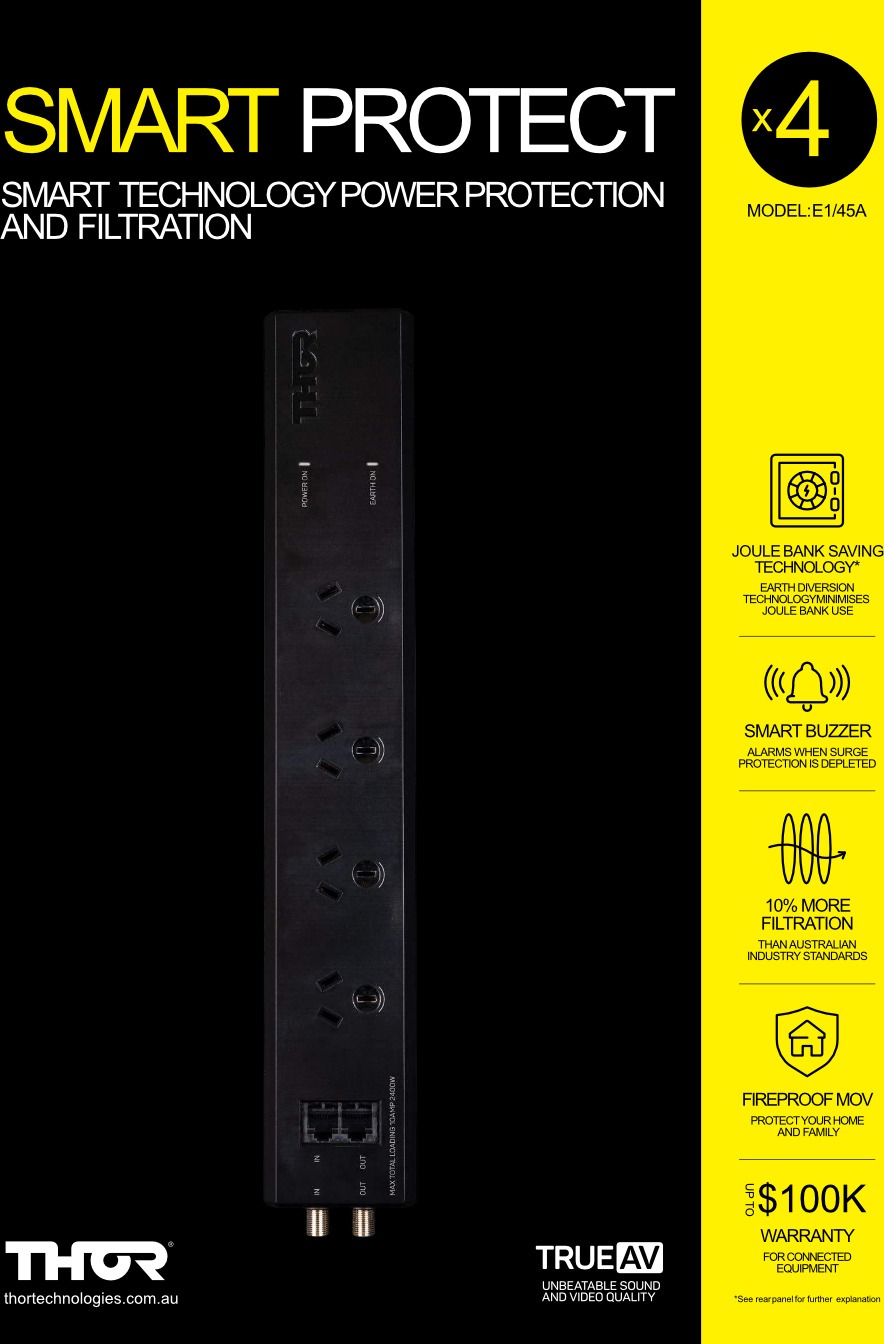4 port thor e145a power protection and filtration board