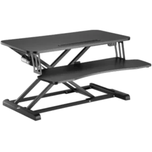 brateck-cost-effective-electric-x-lift-sit/standdesk-converter-dws15-01e-with-keyboard-tray-0