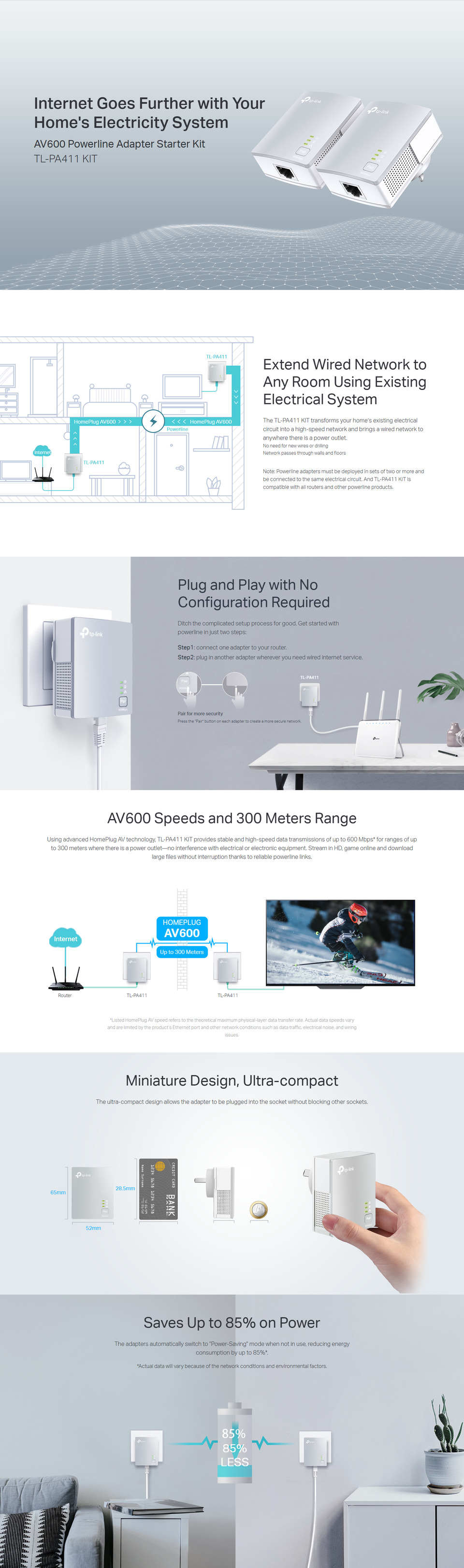 tp-link av600 powerline starter kit