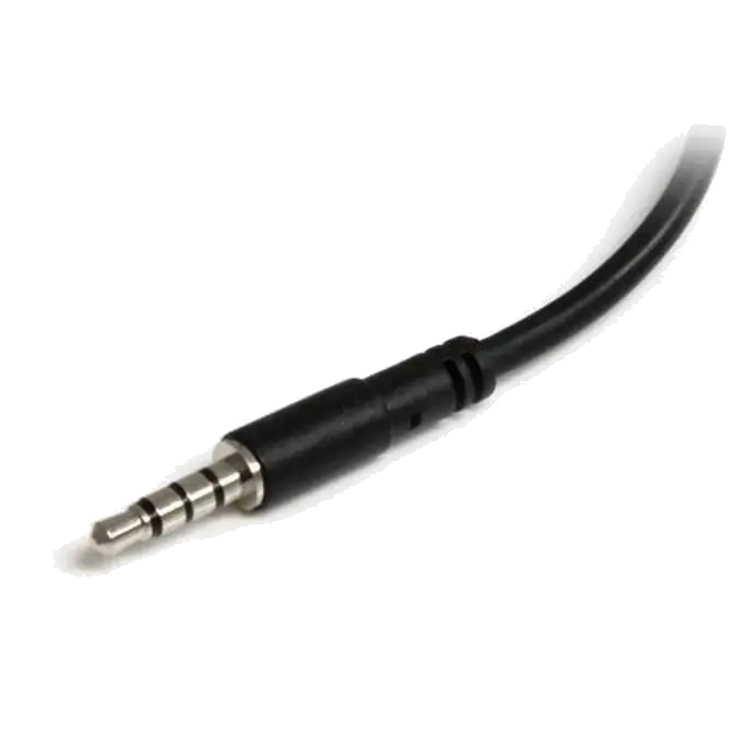 startech-headset-adapter-for-headsets-with-separate-headphone-/-microphone-plugs--3.5mm-4-position-to-2x-3-position-3.5mm-m/f-2