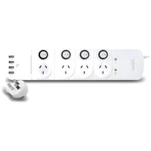 alogic-4-outlet-power-board-with-individual-switches--4-usb-ports-(4.5a-current)--surge-and-overload-protected-0