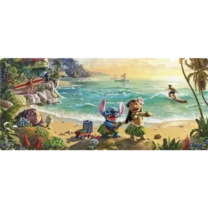 thomas-kinkade--lilo-and-stitch--xxl-gaming-mat-0