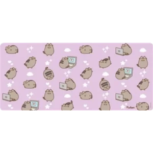 pusheen--purple-pattern-xxl-desk-mat-0