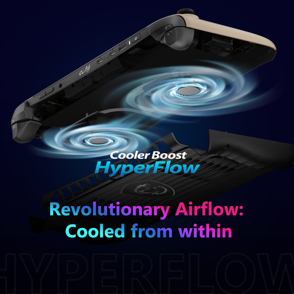 msi claw 8 ai a2vm-004au ultra 7 handheld gaming pc