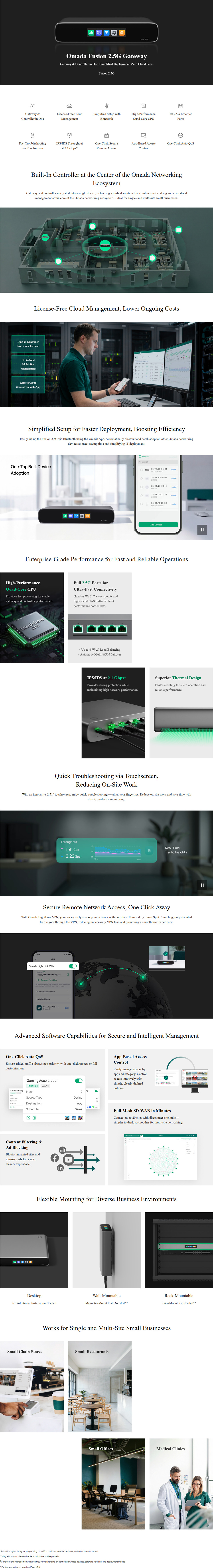 tp-link omada fusion 25g gateway