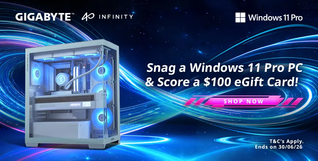 Gigabyte Windows 11 Pro PC Bonus Prezzee Voucher