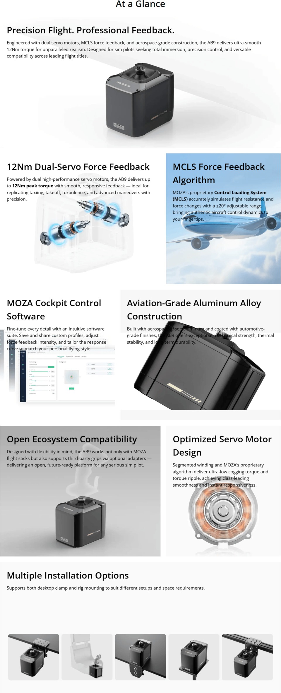 moza ab9 force feedback base