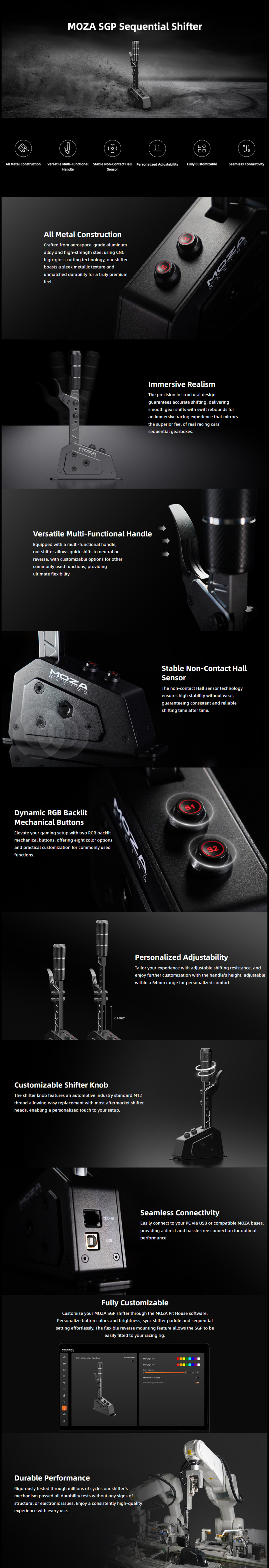 moza sgp sequential shifter