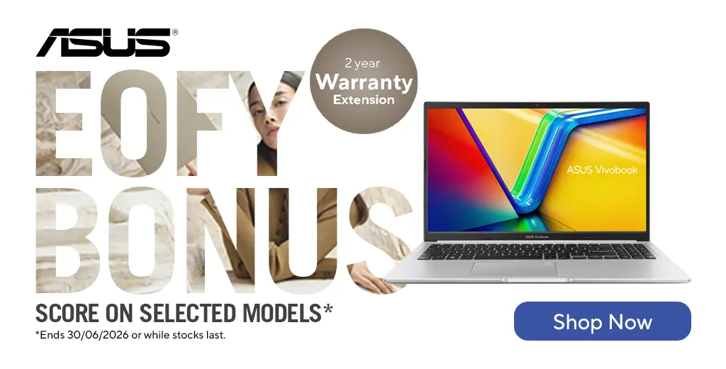 ASUS Laptops EOFY Bonus Warranty