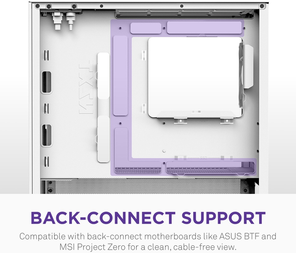 nzxt h3 flow micro-atx case white