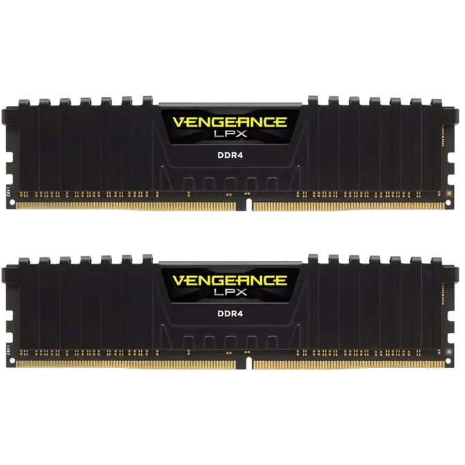 16GB DDR4 Corsair (2x8G) 3200MHz Vengeance LPX BLACK RAM CMK16GX4M2B3200C16 - Computer Alliance