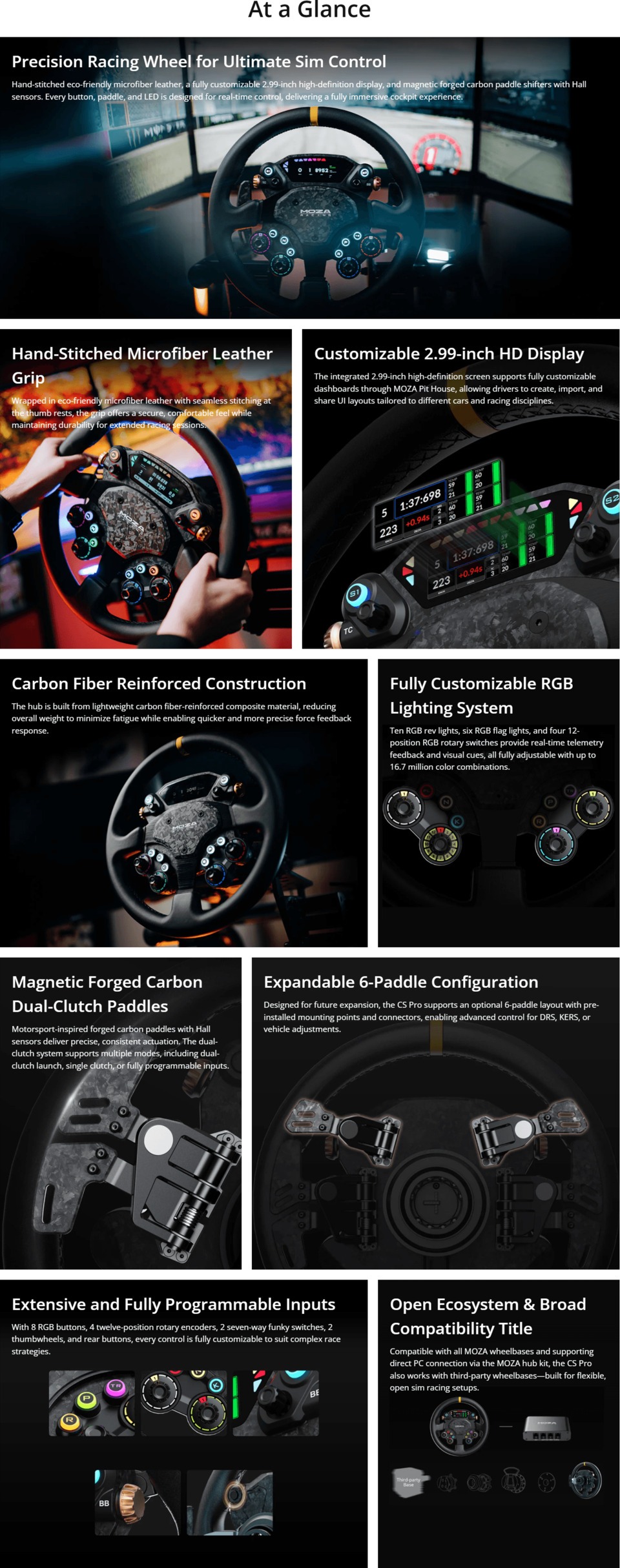 moza cs pro steering wheel