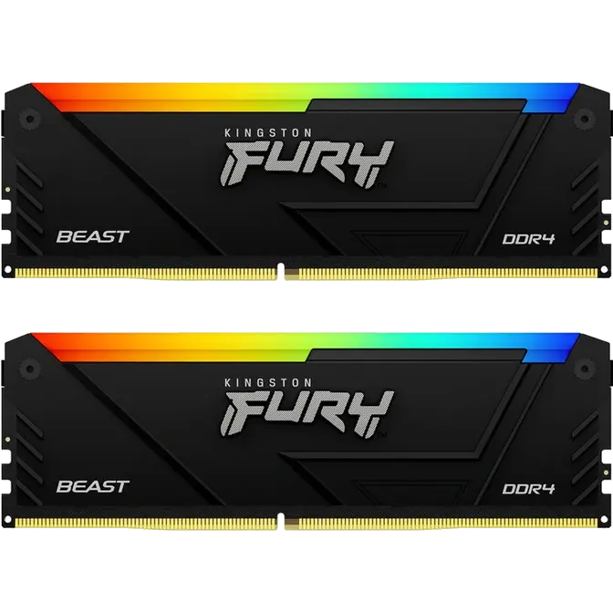 16GB DDR4 (2x8GB) Kingston Fury Beast 3200MT/s CL16 RGB Ram - Computer Alliance