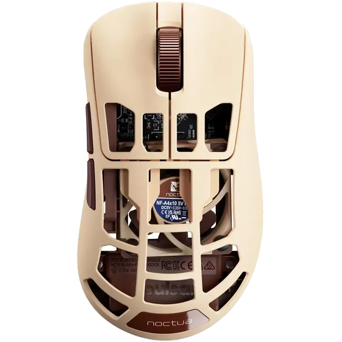Pulsar x Noctua Feinmann F01 8K Wireless Fan-Cooled Gaming Mouse - Computer Alliance