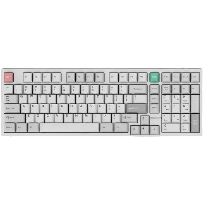 Qwertykeys Neo98 RGB Wireless Mechanical Linear Keyboard White - Computer Alliance