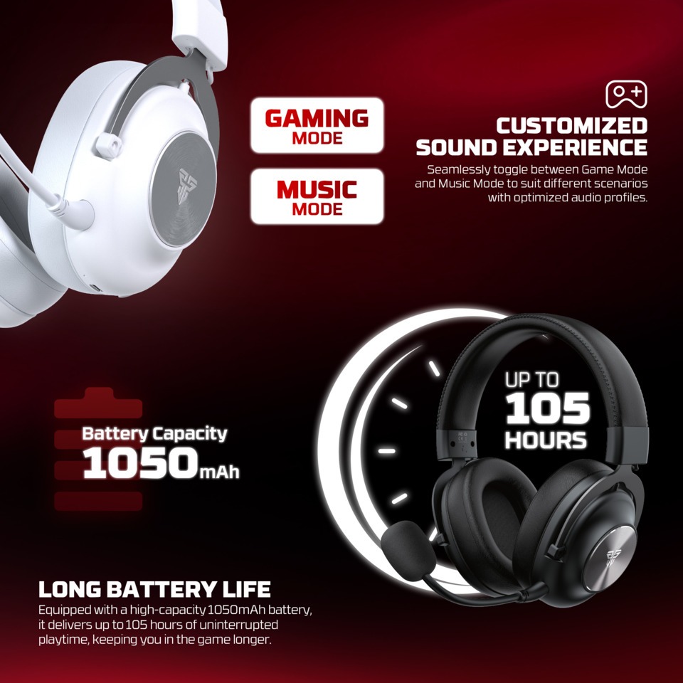 fantech whg05 stellar wireless gaming headset black