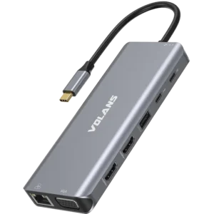 VOLANS VL-UCTDMH 14-in-1 Triple Display USB-C Hub $60 ($129) + more up to 74% off Computer Alliance clearance