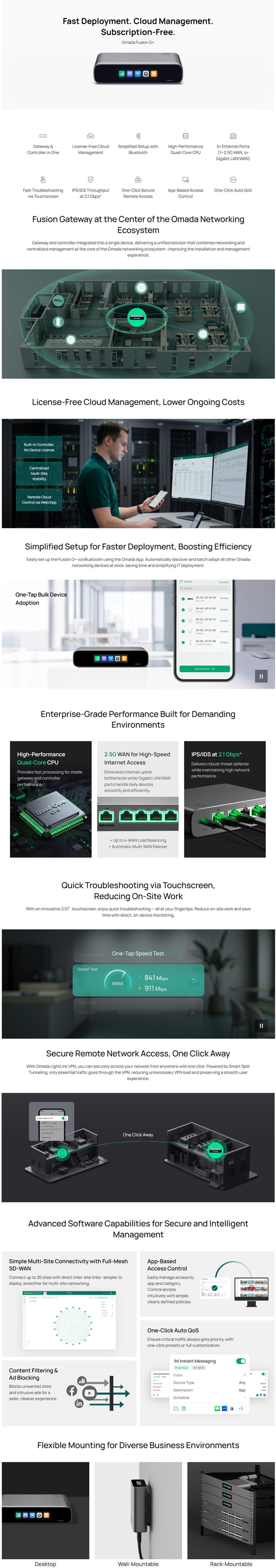 tp-link omada fusion g gateway