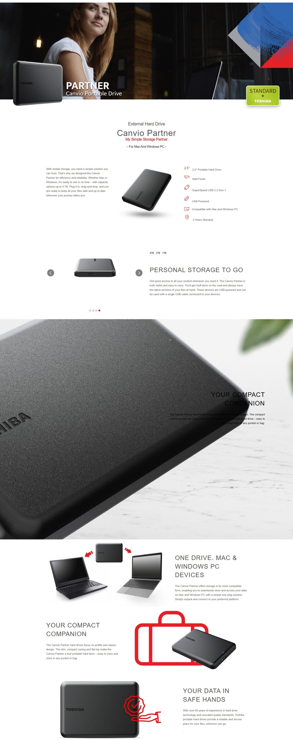 1tb toshiba canvio partner portable drive