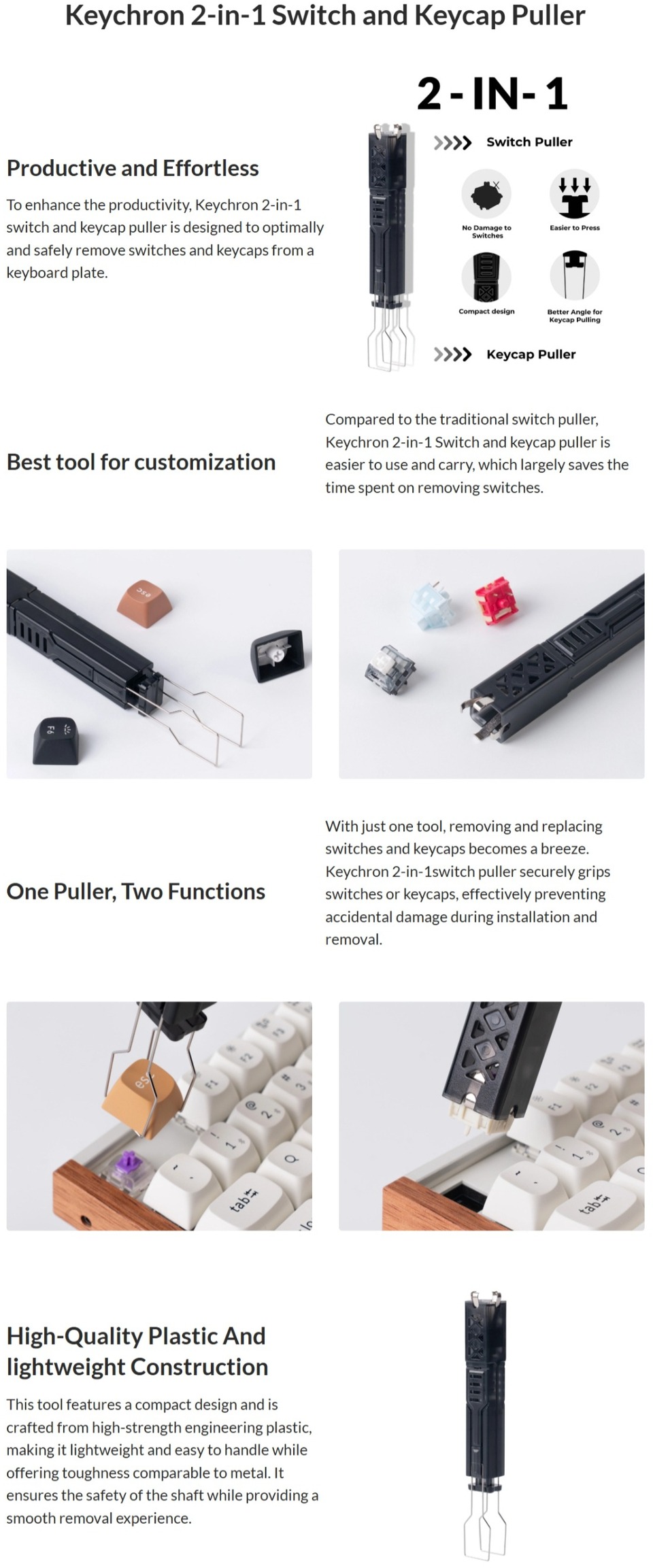 keychron 2-in-1 switch and keycap puller