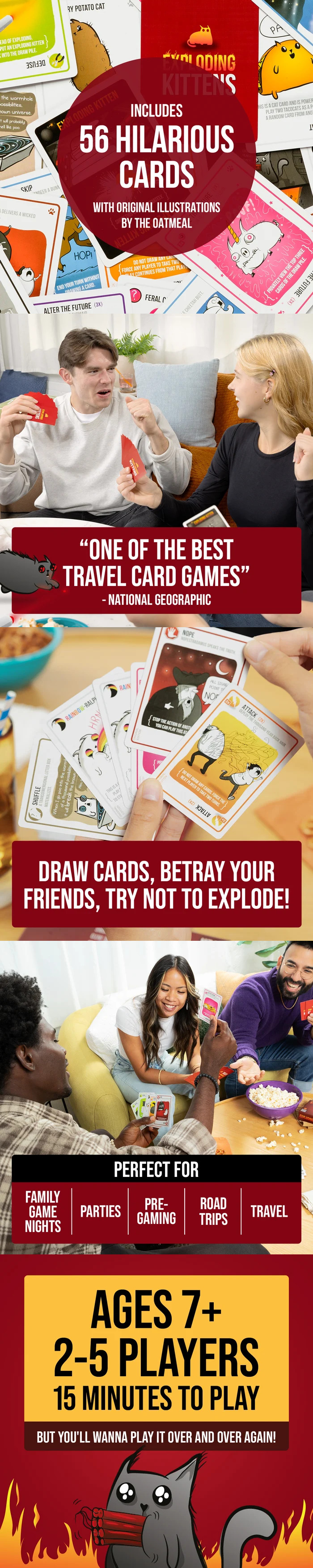 exploding kittens card game original edition